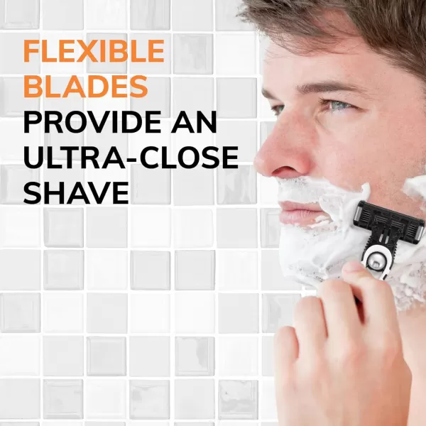 BIC Flex 5 Titanium 5Blade Disposable Razor for Men Sensitive Skin Razor For a Smooth Comfortable and Close Shave 4 Piece Razor SetAssorted