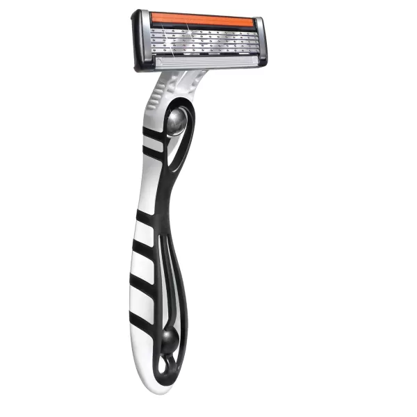 BIC Flex 5 Titanium 5Blade Disposable Razor for Men Sensitive Skin Razor For a Smooth Comfortable and Close Shave 4 Piece Razor SetAssorted