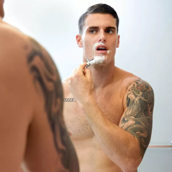 BIC Flex 5 Titanium 5Blade Disposable Razor for Men Sensitive Skin Razor For a Smooth Comfortable and Close Shave 4 Piece Razor SetAssorted