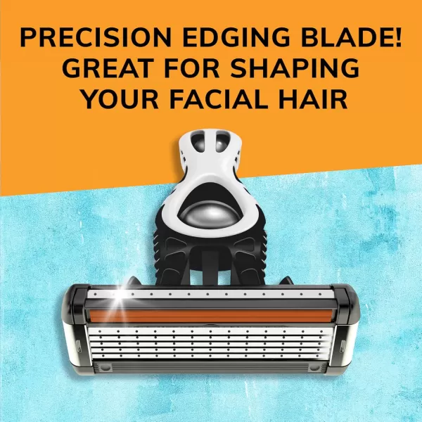 BIC Flex 5 Titanium 5Blade Disposable Razor for Men Sensitive Skin Razor For a Smooth Comfortable and Close Shave 4 Piece Razor SetAssorted