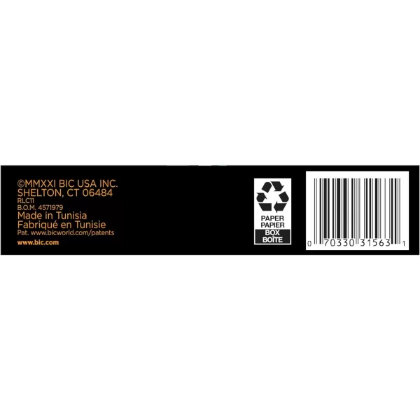 BIC Gelocity Original Black Gel Pens Medium Point 07mm 12Count Pack Retractable Gel Pens With Comfortable Grip