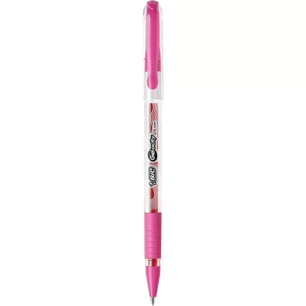 BIC Gelocity Smooth Stic Gel Pen Fine Point 05mm Assorted Colors 36Count Vibrant and Smooth Gel Ink PensAssorted Business