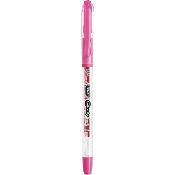 BIC Gelocity Smooth Stic Gel Pen Fine Point 05mm Assorted Colors 36Count Vibrant and Smooth Gel Ink PensAssorted Business
