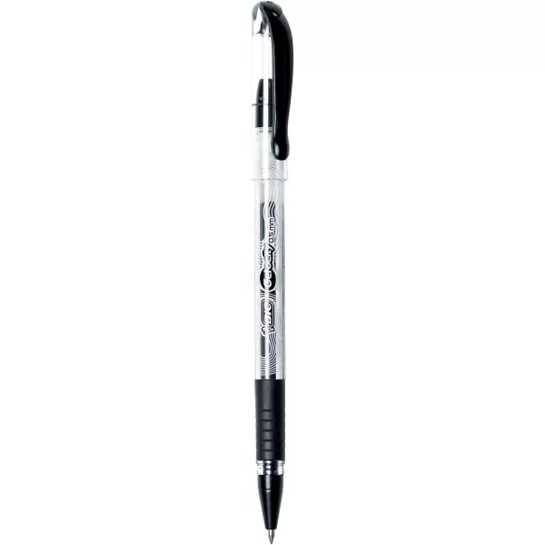 BIC Gelocity Smooth Stic Gel Pen Fine Point 05mm Assorted Colors 36Count Vibrant and Smooth Gel Ink PensBlack