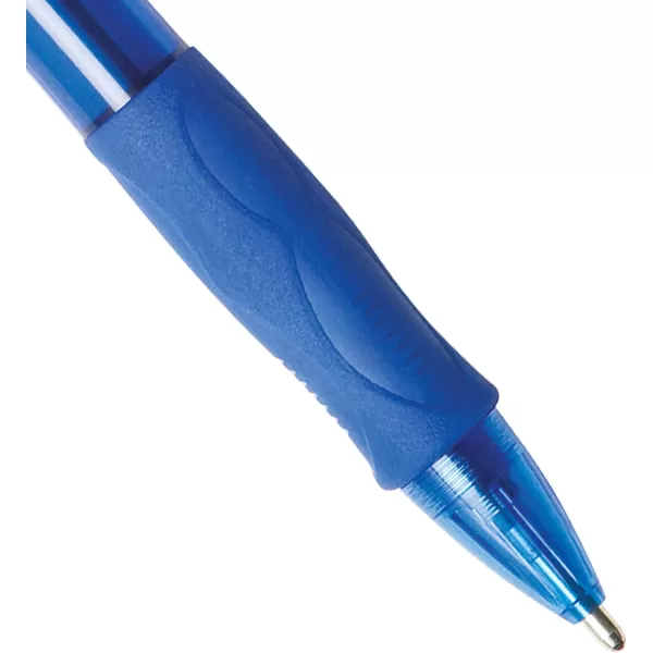 BIC Glide Velocity Bold Ballpoint Pens Bold Point 16 mm Blue Ink Pens Translucent Barrel 36Count Pack VLGB361BLUBlue