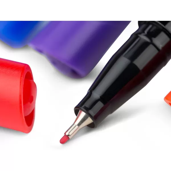 BIC Intensity Fineliner Marker Pen Fine Point 04 mm Assorted Colors 10Count Model Number FPINFAP10Fine Point