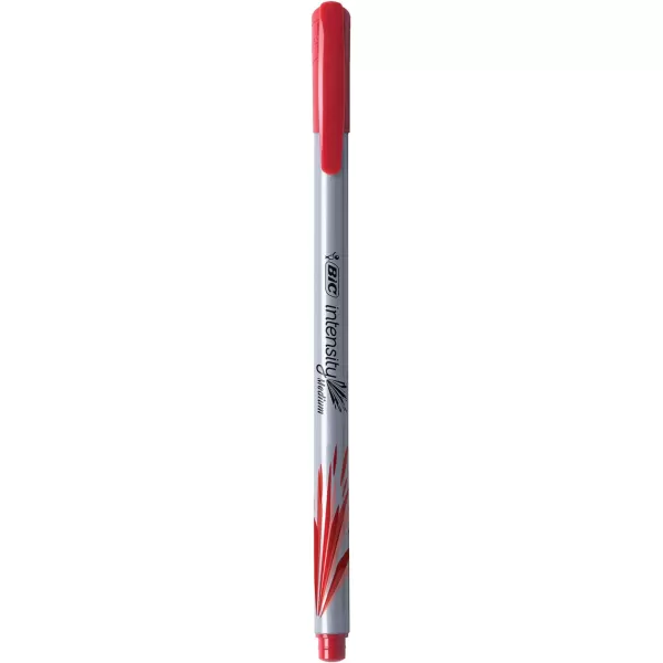 BIC Intensity Fineliner Marker Pen Fine Point 04 mm Assorted Colors 10Count Model Number FPINFAP10Medium Point