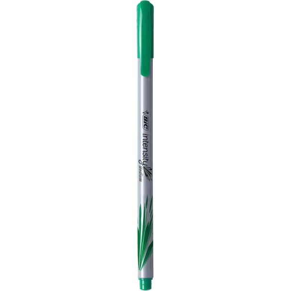 BIC Intensity Fineliner Marker Pen Fine Point 04 mm Assorted Colors 10Count Model Number FPINFAP10Medium Point