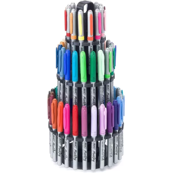 BIC Intensity Ultra Fine Tip Permanent Markers 36Count Permanent Marker Set in Assorted Fashion Colors Cool Art Supplies for Teens and Adults36 Count Pack of 1
