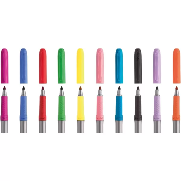 BIC Intensity Ultra Fine Tip Permanent Markers 36Count Permanent Marker Set in Assorted Fashion Colors Cool Art Supplies for Teens and Adults36 Count Pack of 1