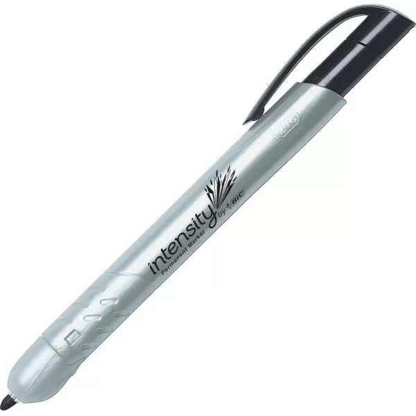 BIC Marking Permanent Marker Retractable Black 12 Pack