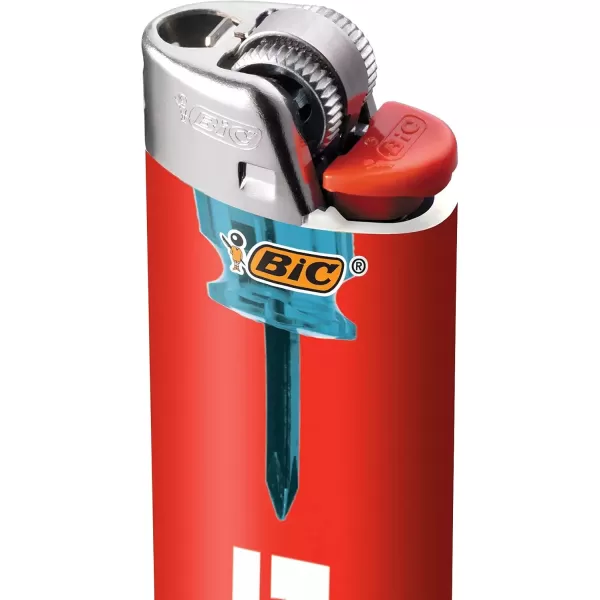 BIC Maxi Pocket Lighter Special Edition Shop Talk Collection Assorted Unique Lighter Designs 8 Count Pack of Lighters