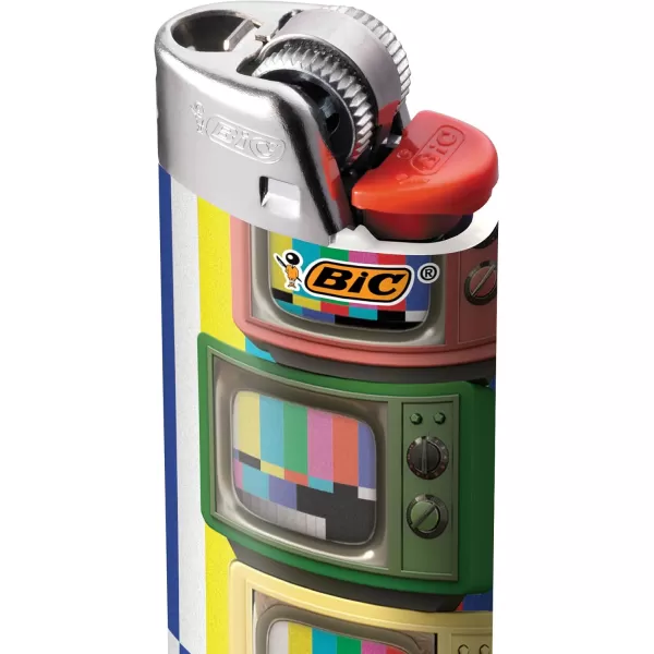 BIC Pocket Lighter Special Edition Americana Collection Assorted Unique Lighter Designs 8 Count Pack of LightersNostalgia