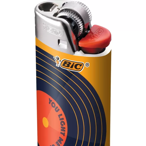 BIC Pocket Lighter Special Edition Americana Collection Assorted Unique Lighter Designs 8 Count Pack of LightersNostalgia