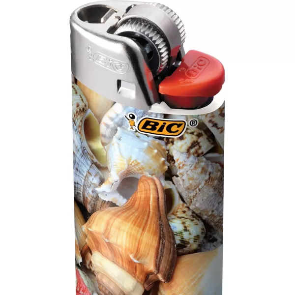 BIC Pocket Lighter Special Edition Americana Collection Assorted Unique Lighter Designs 8 Count Pack of LightersShells