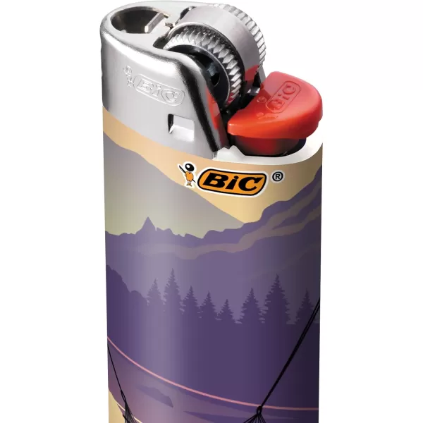 BIC Pocket Lighter Special Edition Americana Collection Assorted Unique Lighter Designs 8 Count Pack of LightersVacation