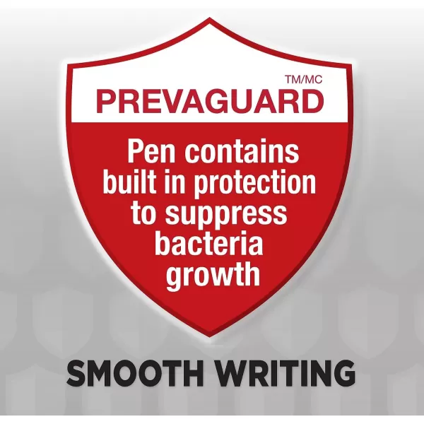 BIC PrevaGuard Clic Stic Ballpoint Pen Contains Builtin Protection On the Pen To Suppress Bacteria Growth 12CountBlue