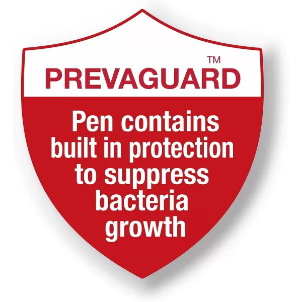 BIC PrevaGuard Clic Stic Ballpoint Pen ampamp Stylus With Builtin Protection To Suppress Bacteria Growth Medium Point 10mm Black 12Count