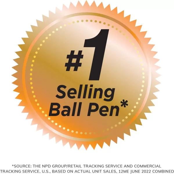 BIC Round Stic Xtra Life Ball Pen Medium Point 10mm Assorted Colors 240CountAssorted