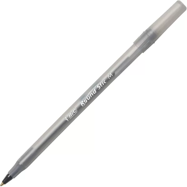 BIC Round Stic Xtra Life Ball Pen Medium Point 10mm Assorted Colors 240CountBlack