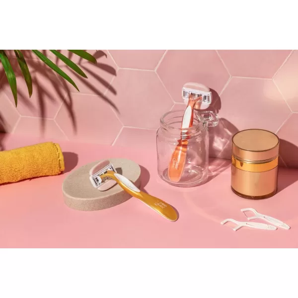 BIC Soleil Glide Disposable Razors for Women 5 Blades With Shea Butter Moisture Strip For a Smooth Glide 2 Piece Razor Set2 Count Pack of 1
