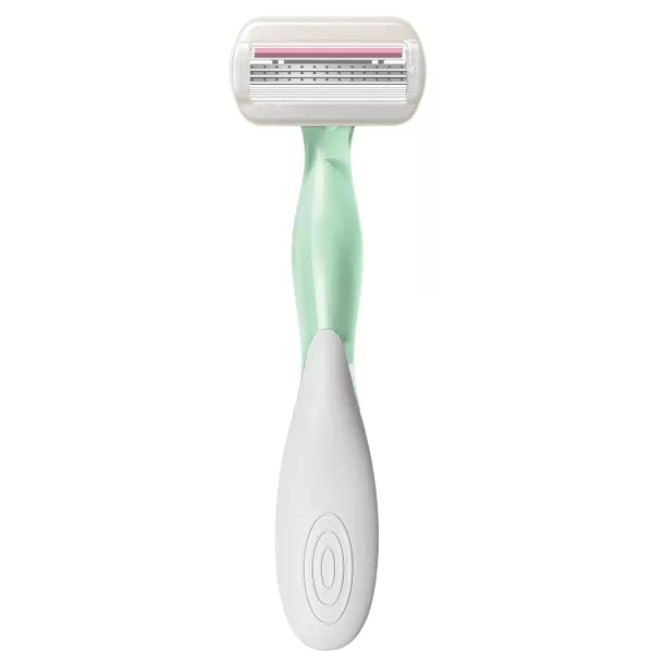 BIC Soleil Sensitive Womens Disposable Razors 3 Blades With Moisture Strip For a Silky Smooth Shave 3 Piece Razor SetPack of 2
