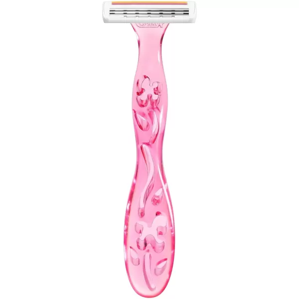 BIC Soleil Simply Smooth Womens Disposable Razors 3 Blades With Moisture Strip For a Silky Smooth Shave 10Count