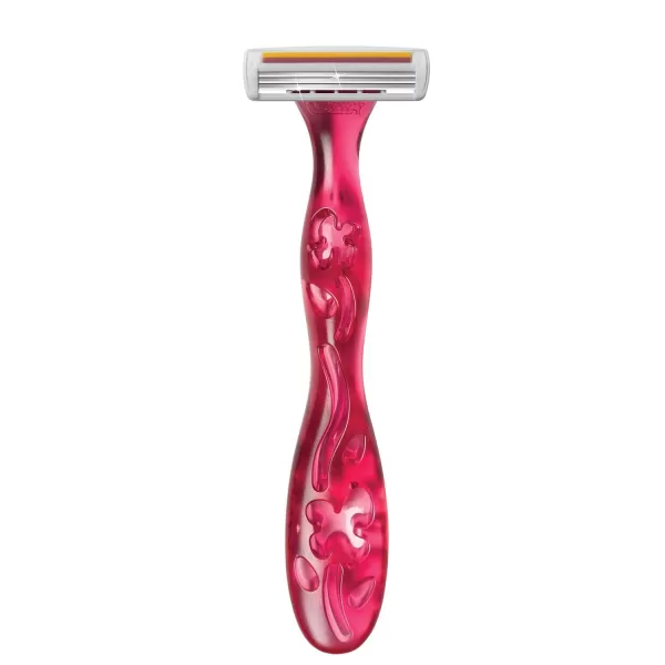 BIC Soleil Simply Smooth Womens Disposable Razors 3 Blades With Moisture Strip For a Silky Smooth Shave 8 Piece Razor Set8 Count Pack of 2