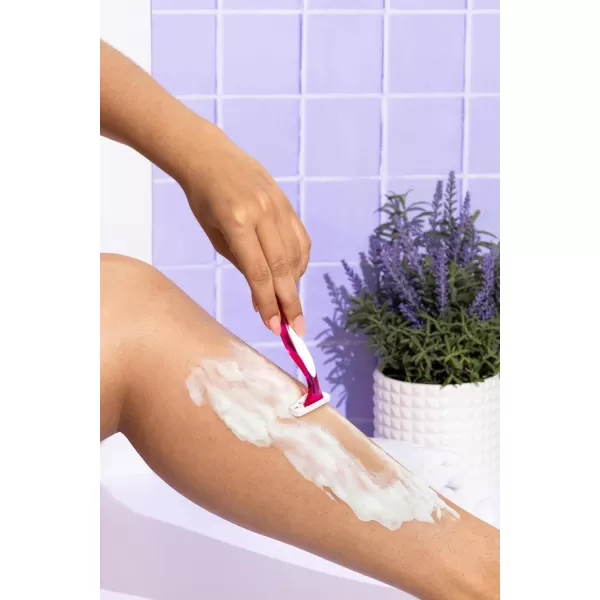 BIC Soleil Smooth Scented Womens Disposable Razors 3 Blades With Moisture Strip For a Silky Smooth Shave 10 Piece Razor Set10 Count Pack of 1
