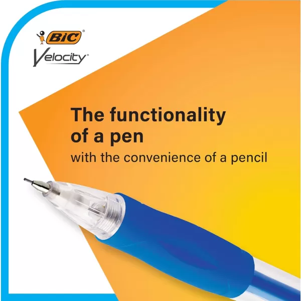 BIC Velocity Original Mechanical Pencil Medium Point 07mm Smooth Dark Writing 2Count2 Count Pack of 2