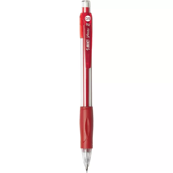 BIC Velocity Strong Lead Mechanical Pencils With Colorful Barrel Thick Point 09mm 5Count Pack Mechanical Pencils With Erasers5 Count Pack of 1