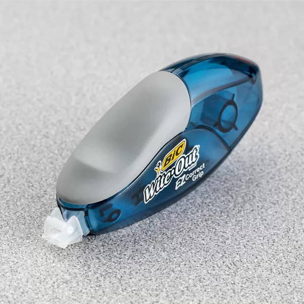 BIC WiteOut Brand EZ Correct Grip Correction Tape White 6CountWhite