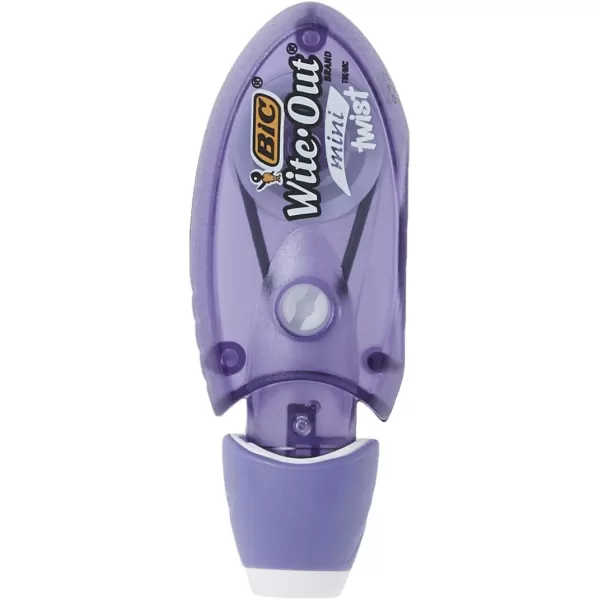 BIC WiteOut Brand Mini Twist Correction Tape White 1Count1 Count Pack of 1