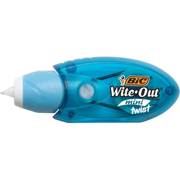 BIC WiteOut Brand Mini Twist Correction Tape White 1Count2 Count Pack of 1