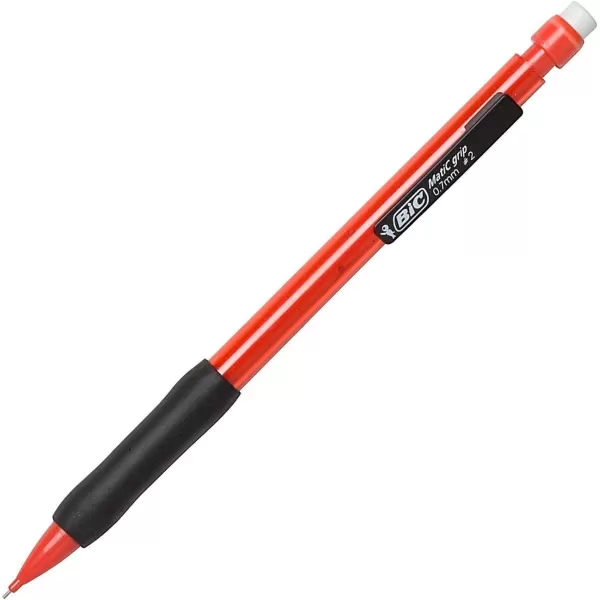 BIC Xtra Comfort Mechanical Pencils Medium Point 07mm Soft Grip For Comfort and Added Control 12Count Pack5 Count Pack of 1