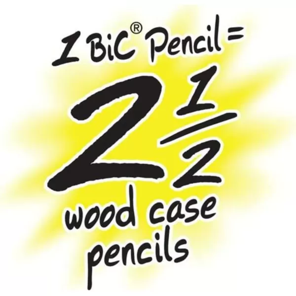BIC XtraLife Mechanical Pencil Clear Barrel Medium Point 07mm 12Count  Black