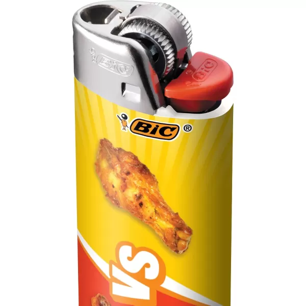 imageBIC Maxi Pocket Lighter Special Edition Street Art Collection Assorted Unique Lighter Designs 8 Count Pack of LightersGood Vibes