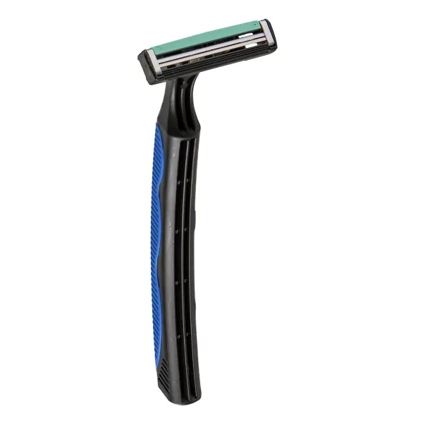 imageBIC Sensitive 2 Disposable Razors for Men With 2 Blades for Sensitive Skin 18 Count Value Pack of Shaving RazorsBlue
