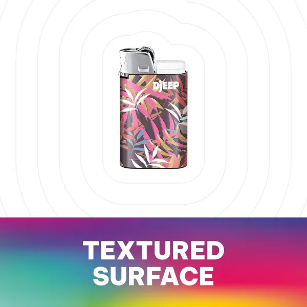 imageDJEEP Elegant Collection Pocket Lighters Marbled Unique Designs LongLasting 4Count Pack of Disposable Lighters Great Stocking StuffersVibrant