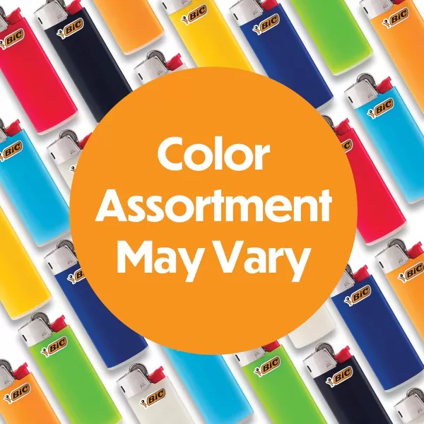 imageBIC Mini Lighters Reliable and Safe Lighters for Candles Assorted Colors 8Pack Colors May Vary