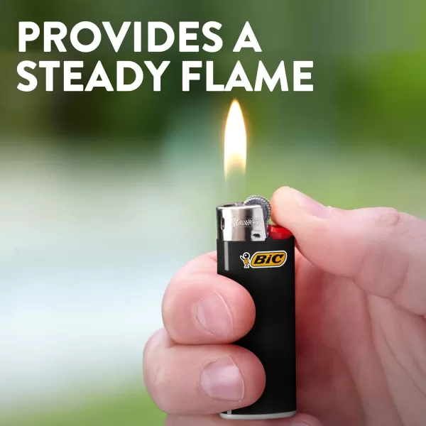imageBIC Mini Lighters Reliable and Safe Lighters for Candles Assorted Colors 8Pack Colors May Vary