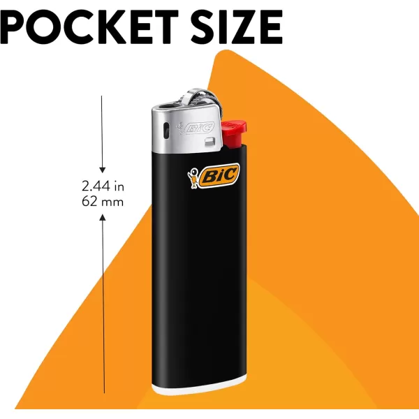 imageBIC Mini Lighters Reliable and Safe Lighters for Candles Assorted Colors 8Pack Colors May Vary