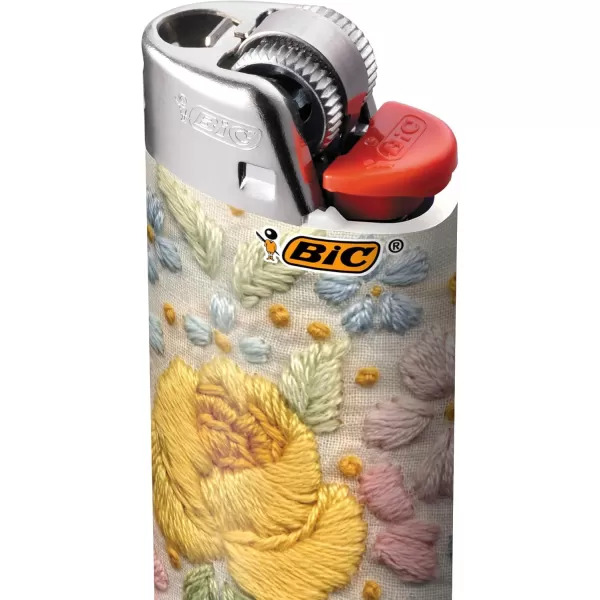 imageBIC Maxi Pocket Lighter Special Edition Bohemian Collection Assorted Unique Lighter Designs 50 Count Tray of Lighters
