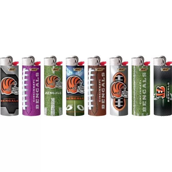 imageBIC Special Edition Cincinnati Bengals Series Lighters Assorted 6Pack