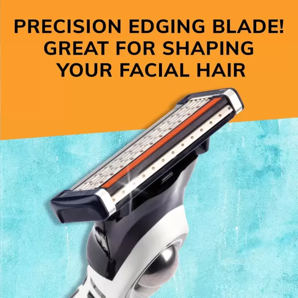 imageBIC Flex 5 Hybrid Disposable Razors for Men 1 Handle and 6 Cartridges With 5 Blades 7 Piece Razor Set for Men