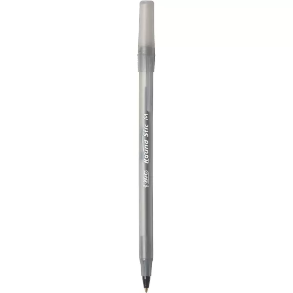 imageBIC PENS Large Bulk Pack of 240 Ink Pens Bic Round Stic Xtra Life Ballpoint  Medium point 10 mm 120 Black ampamp 120 Blue Pens in Box Combo Pack