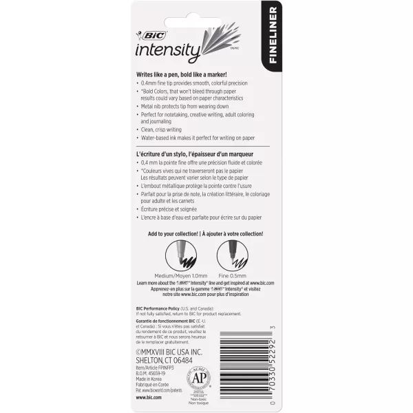 imageBic Intensity Fineliner Marker Pen Sets 1