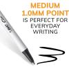 imageBIC Clic Stic Retractable Ball Pen Medium Point 10mm Blue 12CountBlack