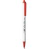 imageBIC Clic Stic Retractable Ball Pen Medium Point 10mm Blue 12CountRed