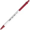 imageBIC Clic Stic Retractable Ball Pen Medium Point 10mm Blue 12CountRed